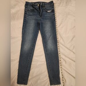 American Eagle Outfitters Dark Blue Skinny Jeans